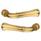 Baldwin Lever Lifetime Satin Brass Door Levers Lifetime Satin Brass 5113 5113.044.MR - alternate 2